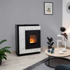 Pelletofen Oranier Boreas Aqua 9,5 KW Wasserführend -Brunner Verkäufe 7966 25 Boreas Aqua Marmorweiss A 900x900
