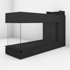 Gaskamin Brunner Panorama-Kamin Gas 43/105/38/105 -Brunner Verkäufe 901000 Right 900x900