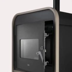 Pelletofen Cadel Frame 9 | 9,3 KW -Brunner Verkäufe Cadel Frame 9 Up Light Bronze Detail 900x900