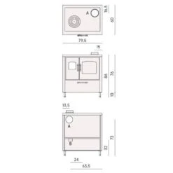 Holzherd Cadel Smart 80 | 7,5 KW -Brunner Verkäufe Cadel Smart 80 Tech 900x900