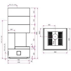 Gaskamin Camina S13 G 14 Gaskamin Camina S13 G -Brunner Verkäufe Camina S13 G techn 2 900x900