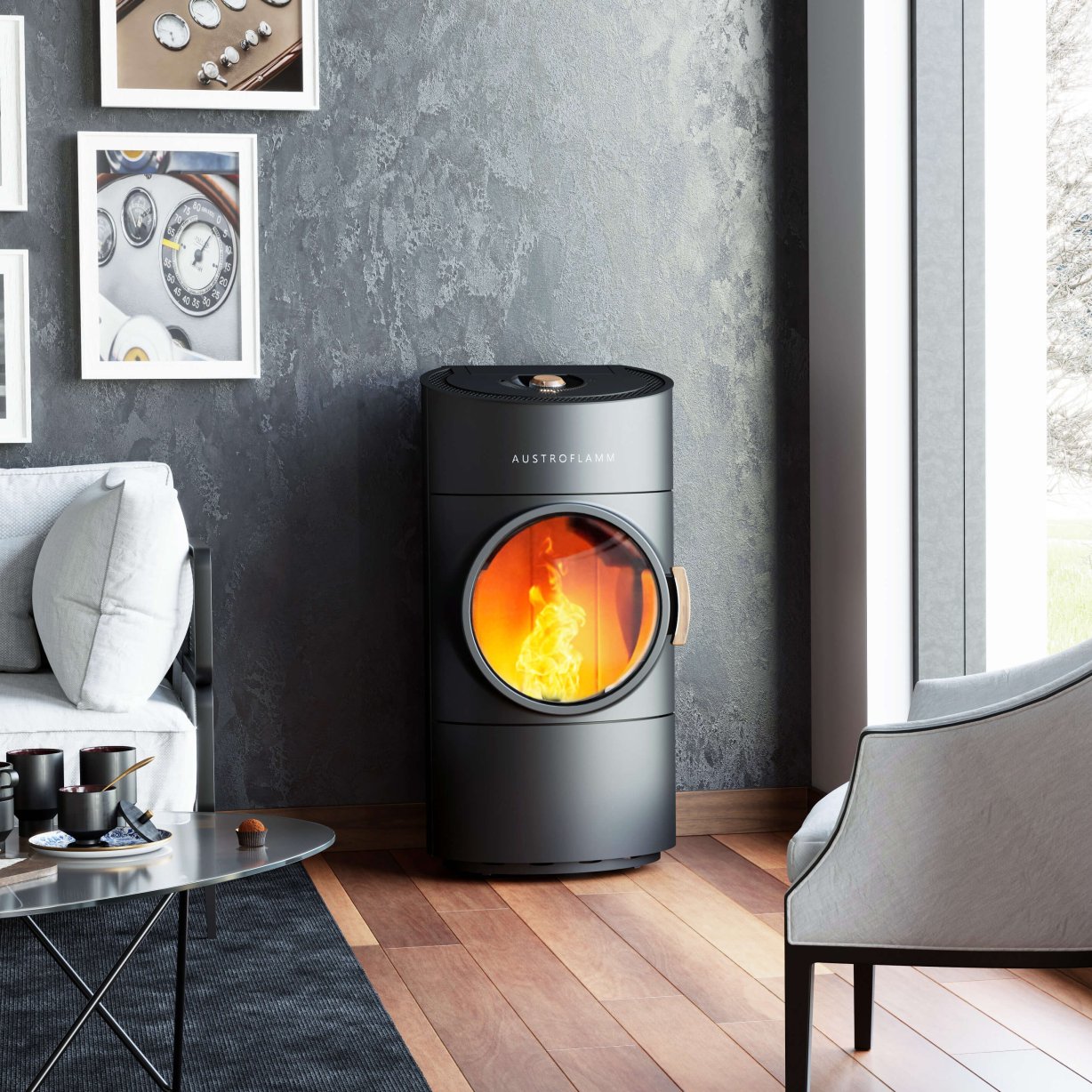 Brunner Verkäufe 27 Brunner Verkäufe -Brunner Verkäufe Clou compact Pellet Ambiente Fenster.f8aac44a