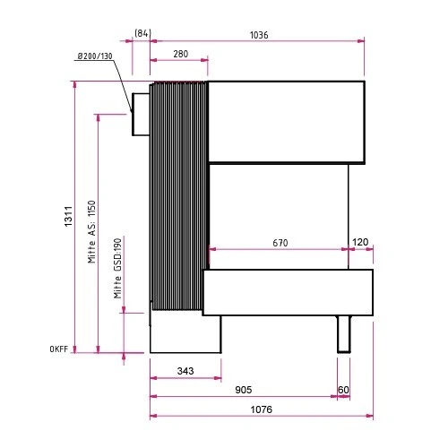 Gaskamin Camina E30 G 10 Gaskamin Camina E30 G – Bild 8