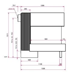Gaskamin Camina E31 G -Brunner Verkäufe E31 G teh5 Fuss f r Standversion 2023 900x900