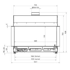 Gaskamin Schmid Ekko G U 100(34)51 -Brunner Verkäufe Ekko G U 100 34 51 teh 1 2023 900x900