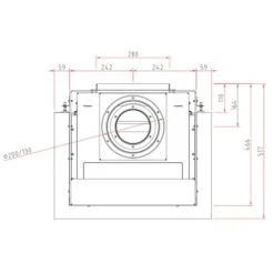 Gaskamin Schmid Ekko G U 45 -Brunner Verkäufe Gas Kamineinsatz Ekko G U 45 techn 2 900x900
