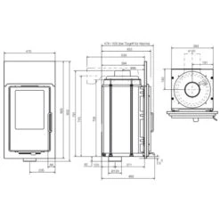 Kachelofeneinsatz Buderus Logaflame HLS116 6 KW -Brunner Verkäufe Heizeinsatz Buderus Logaflame HLS116 teh 900x900