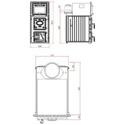 Kachelofeneinsatz Olsberg JU 11 Soufflé 11 KW 7 Kachelofeneinsatz Olsberg JU 11 Soufflé 11 KW -Brunner Verkäufe Heizeinsatz Olsberg JU 11 Souffle Masszeichnungen 900x900