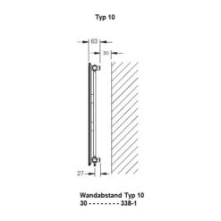 Heizkörper Komplett Set Buderus Logatrend C-Plan Typ 10 - Flachheizkörper -Brunner Verkäufe Heizkoerper Komplett Set Buderus Logatrend C Plan Wandabstand Typ 10 900x900