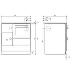 Holzherd Haas Und Sohn HA 75.5-A 7,5 KW -Brunner Verkäufe Holzherd Haas und Sohn HA 75 5 A tech 900x900