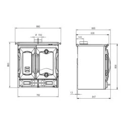Holzherd La Nordica Mamy 8,7 KW 9 Holzherd La Nordica Mamy 8,7 KW -Brunner Verkäufe Holzherd La Nordica Mamy tehn 900x900