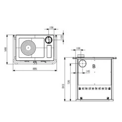 Holzherd La Nordica Rosetta 5.0 | 7,9 KW 9 Holzherd La Nordica Rosetta 5.0 | 7,9 KW -Brunner Verkäufe Holzherd La Nordica Rosetta BII Ceramica tech 2 900x900