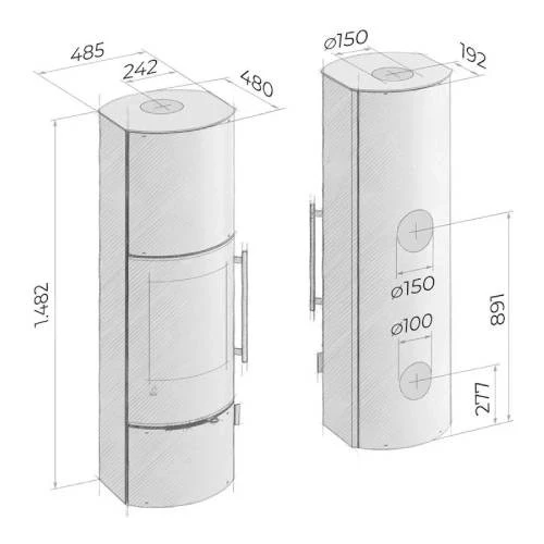Kaminofen Drooff Andalo 3 L 6 KW 6 Kaminofen Drooff Andalo 3 L 6 KW – Bild 4