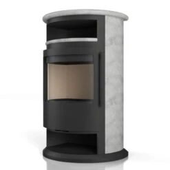 Kaminofen Drooff Varese 3 | 6 KW -Brunner Verkäufe Kaminofen Drooff Varese 3 NatStone Right 900x900