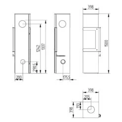 Brunner Verkäufe 25 Brunner Verkäufe -Brunner Verkäufe Kaminofen Jydepejsen Panorama 1500 teh 900x900