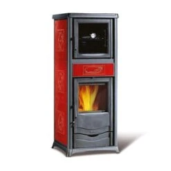 Kaminofen La Nordica Rossella Plus Forno Evo 9,1 KW Mit Backfach
