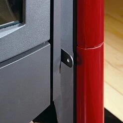 Kaminofen La Nordica Stefany Forno BII 10,6 KW Mit Backfach -Brunner Verkäufe Kaminofen La Nordica Stefany Forno BII bordeaux detial 900x900