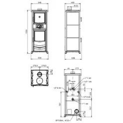 Kaminofen La Nordica TermoRossella Plus Forno DSA 4.0 | 11,1 KW Wasserführend Mit Backfach -Brunner Verkäufe Kaminofen La Nordica TermoRossella Plus Forno DSA 4 0 tech 900x900