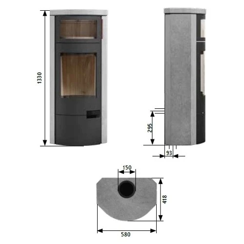 Kaminofen Novaline Gusto Back 8 KW 6 Kaminofen Novaline Gusto Back 8 KW – Bild 4