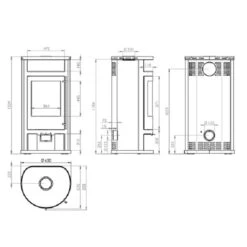 Kaminofen Olsberg Salado Compact 6 KW -Brunner Verkäufe Kaminofen Olsberg Salado Compact tech 900x900