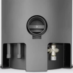 Kaminofen Oranier Polar Neo Aqua 10 KW Wasserführend -Brunner Verkäufe Kaminofen Oranier Polar Neo Aqua Wasseranschluss Rueckseite 900x900