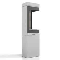 Kaminofen Scan 80-1 | 6 KW -Brunner Verkäufe Kaminofen Scan 80 1 Wiess Left 900x900