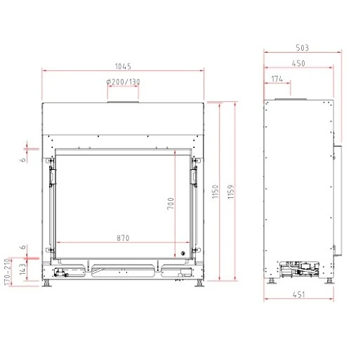 Gaskamin Schmid Lina G 87 5 Gaskamin Schmid Lina G 87 – Bild 3