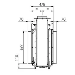 Gaskamin DRU Maestro 75 Tunnel RCH -Brunner Verkäufe Maestro 75 Tunnel RCH teh 2 2023 900x900