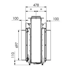 Gaskamin DRU Maestro 75 Tunnel RCH -Brunner Verkäufe Maestro 75 Tunnel RCH teh 3 2023 900x900