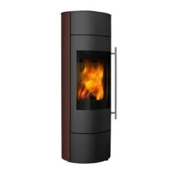 Kaminofen Olsberg Tipas PowerBloc! Compact 4 KW -Brunner Verkäufe Metalleffektglasur Kupfer 900x900