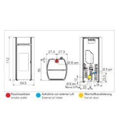 Pelletofen Edilkamin Myrna Q 10 KW -Brunner Verkäufe Myrna Myrna Q 900x900
