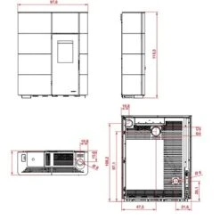 Pelletofen PALAZZETTI Ecofire Noah 9kW 7 Pelletofen PALAZZETTI Ecofire Noah 9kW -Brunner Verkäufe Palazzetti Pelletofen Noah Technisches 900x900