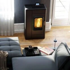 Pelletofen Austroflamm Ruby 8 KW -Brunner Verkäufe Pelletofen Austroflamm Ruby stahl amb 900x900