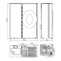 Pelletofen Haas Und Sohn Premium HSP 4.0 F2 | 8,5 KW -Brunner Verkäufe Pelletofen Haas und Sohn Premium HSP 4 0 F2 tech 900x900