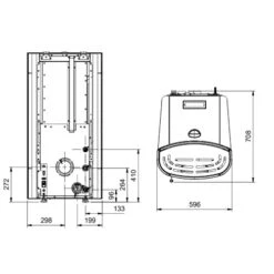 Pelletofen La Nordica Extraflame Isidora Idro H16 | 18,7 KW Wasserführend -Brunner Verkäufe Pelletofen La Nordica Extraflame Isidora Idro H16 tehn2 900x900