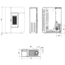 Pelletofen MCZ ALEA Air 7 S1 XUP! 7 KW -Brunner Verkäufe Pelletofen MCZ ALEA Air 7 S1 XUP td 900x900