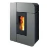 Pelletofen MCZ ALEA Air 7 S1 7 KW -Brunner Verkäufe Pelletofen MCZ ALEA Silber 900x900