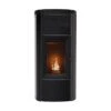 Pelletofen MCZ MUSA Hydromatic 18 M2+ 17,7 KW Wasserführend -Brunner Verkäufe Pelletofen MCZ MUSA Hydromatic 18 M2 plus wasserfuehrend Schwarz 900x900