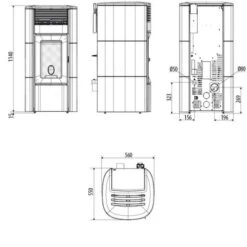Pelletofen MCZ SUITE Air 10 M3 10 KW -Brunner Verkäufe Pelletofen MCZ SUITE Air 10 M3 tb 900x900