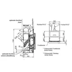Pelletofen Wodtke PE Nova Einbaugerät Water+ 8/10 KW Wasserführend -Brunner Verkäufe Pelletofen Wodtke PE Nova Einbauger t water teh 2023 900x900