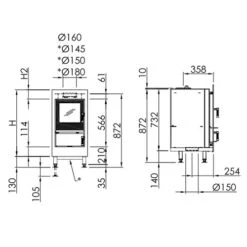 Kachelofeneinsatz Spartherm Renova Cs-50 | 7 KW -Brunner Verkäufe Renova Cs 50 techn 900x900