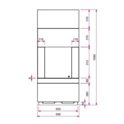 Gaskamin Camina S12 G Kurz -Brunner Verkäufe S12 G Kurz techn 900x900