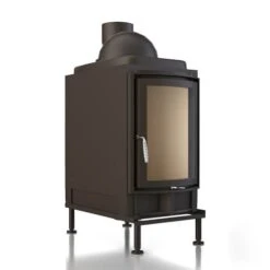 Kachelofeneinsatz Brunner HKD 2.2 XL Drehtür Rund 13 KW