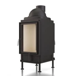 Kachelofeneinsatz Brunner HKD 2.2 Tunnel Drehtür/Drehtür Flachglas 9 KW -Brunner Verkäufe SET208468 Right 900x900