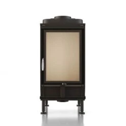 Kachelofeneinsatz Brunner HKD 2.2 K, Drehtür Flachglas 7 KW -Brunner Verkäufe SET208497 Front 900x900