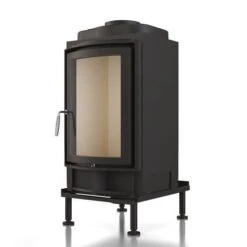 Kachelofeneinsatz Brunner HKD 2.2 K, Drehtür Rund 7 KW -Brunner Verkäufe SET208509 Right 900x900