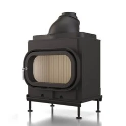 Kachelofeneinsatz Brunner HKD 8 Drehtür Flachglas 9 KW -Brunner Verkäufe SET212701 Right 900x900