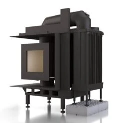 Kachelofeneinsatz Brunner DF 33 Doppelglasscheibe Mit GNF 8 | 6 KW -Brunner Verkäufe SET213033 Right 900x900