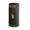 Pelletofen Cadel Shell 9 Ps 9,1 KW -Brunner Verkäufe SHELL3 PS Metall Titanium 900x900