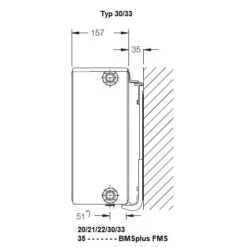 Heizkörper Komplett Set Buderus Logatrend VCM-Profil Typ 30 - Flachheizkörper -Brunner Verkäufe Typ 30 33 900x900